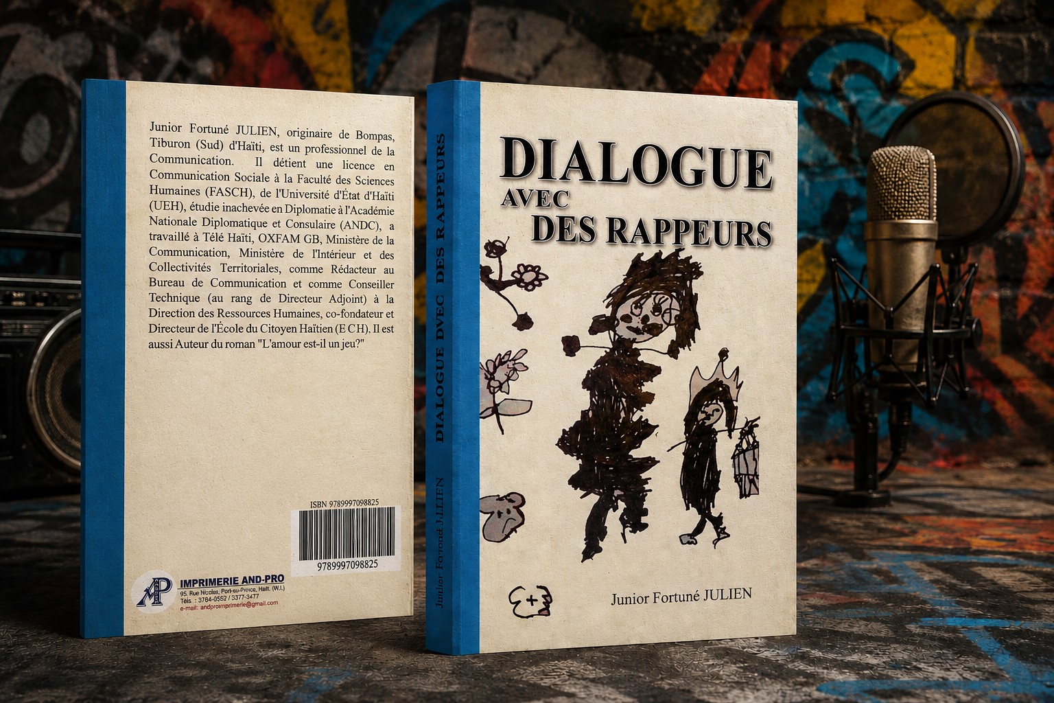 Livres en folie 2026: Junior Fortuné Julien explore le rap haïtien et les réalités de l'amour